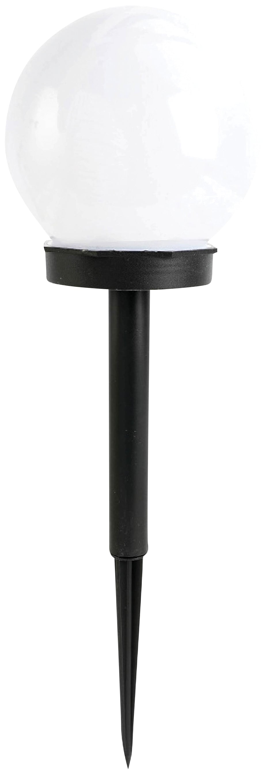 BLULAXA Solar LED-Gartenleuchte, Ø 10 cm, IP44, weiß 